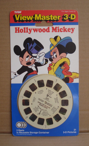 Hollywood Mickey Disney - Peliculas Para View Master 3d
