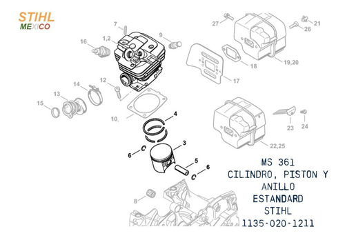 Refacciones Originales Motores Stihl Motosierras Bombas Cybo