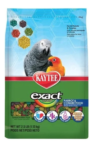 Alimento Premium Para Loros Croquetas Kaytee Exact (1.1 Kg)