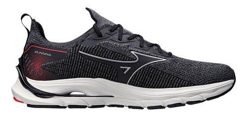 Tênis Mizuno Wave Mirai 5 -  Masculino - Cinza-preto