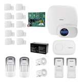 Kit Amt 4010 Smart Central Alarme Sensor Porta  Intelbras  