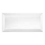 Azulejos Subway Blanco Brillante Biselado 7.5x15,4 Cocina