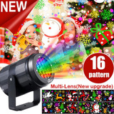 Lámpara Led For Proyector Láser Navideño Con Luces De Escen