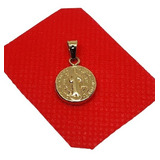 Dije Medalla San Benito Protector Oro/joya Calidad100% 00001
