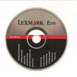 Cd De Instalação Para Impressora Lexmark E210.