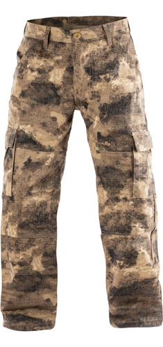 Calça Militar F2505 06 Bolsos Reforçada Camuflada Rip Stop