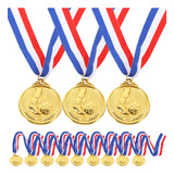 Medalla De Bronce De La Copa De Fútbol Trofeo, 12 Unidades