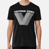 Remera Logotipo De Vestron Video (blanco) Algodon Premium