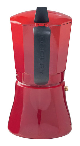 Cafetera Oroley Moka Italiana De Induccion Petra Red 6 Tazas Color Rojo