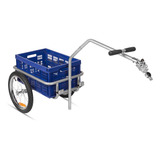 Remolque R16 Para Bicicleta Para Carga 40 Kg Azul Gospel