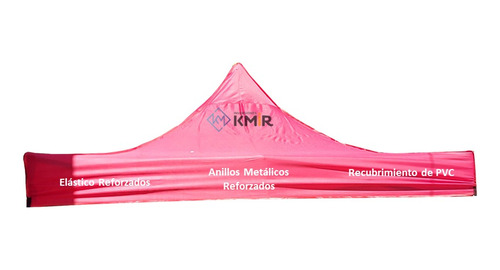 Carpa Impermeable Repuesto De Techo Para Toldo 2x2 Rojo 