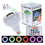 Ampolleta Parlante Bluetooth Luces Led Colores Con Control