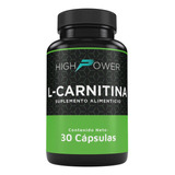 Carnitina 500 Mg 30 Cápsulas High Power