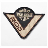 Patch Bordado Harley Davidson  Vrod Marron Hdm040l070a050