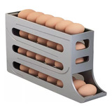 Organizador De Cocina Soporte Para 30 Huevos De Gris