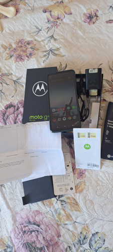 Celular Moto G9 Plus Nota Caixa Acessórios Originais 