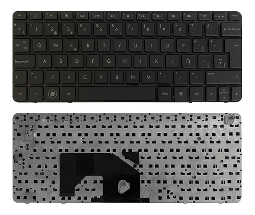 Teclado Hp Mini 210-1000 Con Marco Negro 210t-1000t