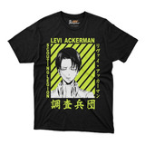 Playera Attack On Titan Levi Scouting Legion Shingeki Kyojin