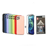 Funda Carcasa + Lamina Protectora Pantalla iPhone 13 Todos