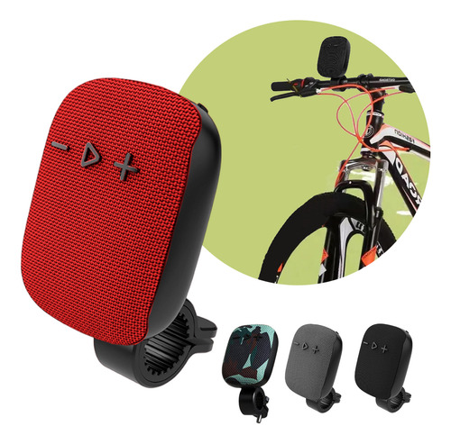 Parlante Bluetooth Portatil Usb Recargable Soporte Bicicleta