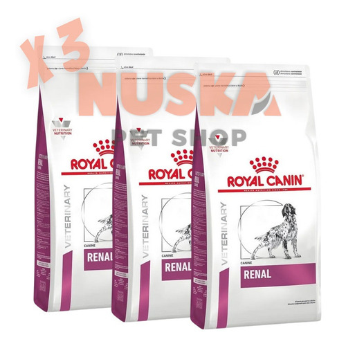 Royal Canin Renal Dog 1.5 Kg X 3 Unidades Pero Nuska
