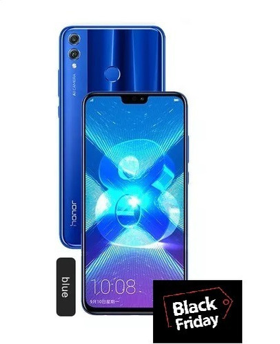 Huawei Honor 8x Android 8.2 Octa Core 64gb 6gb 20mp+ Brindes