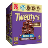 Box 5 Barras Mini Twentys 8g - Your Goal Sabor Chocolate Fudge