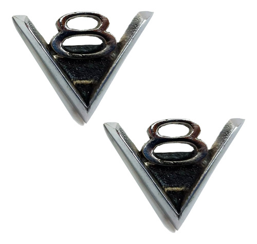 Juego X2 Emblema Insignia V8 Guard Del Ford Fairlane Metal