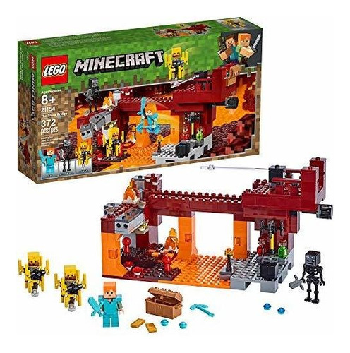   Minecraft The Blaze Bridge 21154 Kit De Construccion 