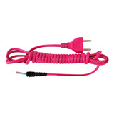 Cabo Com Luvas Prancha Chapinha Taiff 2x0,75 Rosa