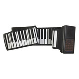 Piano Portátil 88 Teclas, Piano Enrollable Plegable Flexible