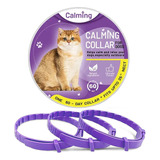 3 X Collar Calmante Antiestrés Para Gatos, Feromonas Ajustab