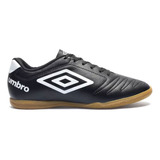 Chuteira Futsal Umbro Class Unissex Preto Branco