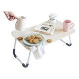 Mesa Plegable Desayuno Mdf Y Metal Modelos Varios 59x39x23cm