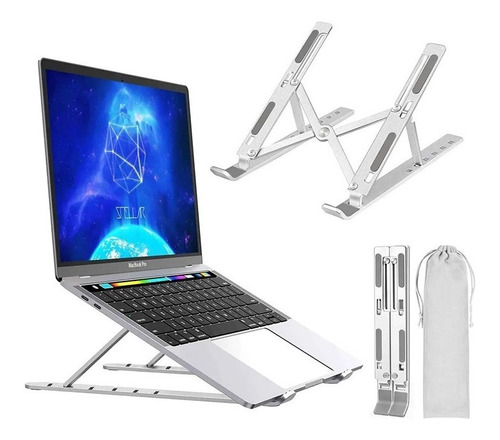 Soporte Notebook Tablet Base Holder Aluminio Home Offic