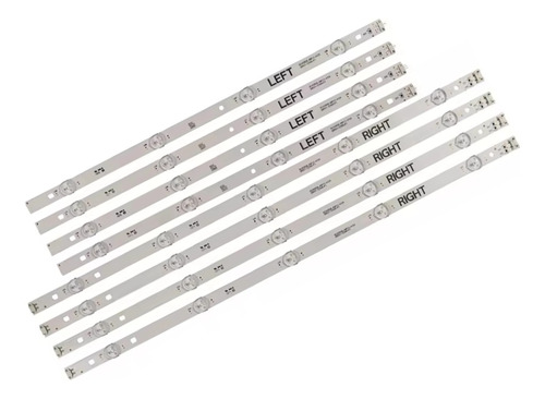  8 Tiras Con 5 Y 4 Leds Para Tv LG 49uf6400-ua 49uf6400