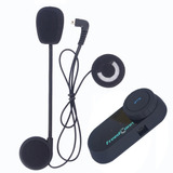 2 Manos Libre Bluetooth Para Casco Moto  Intercomunicador 