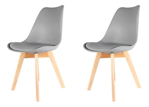 Sillas Tulip Eames Nordicas Modernas Comedor Cocina X2