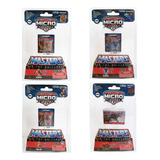 4 Micro Figura He-man Masters Of Universe Worlds Smallest