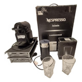 Cafetera Nespresso Inissia D40 + Aeroccino + Accesorios