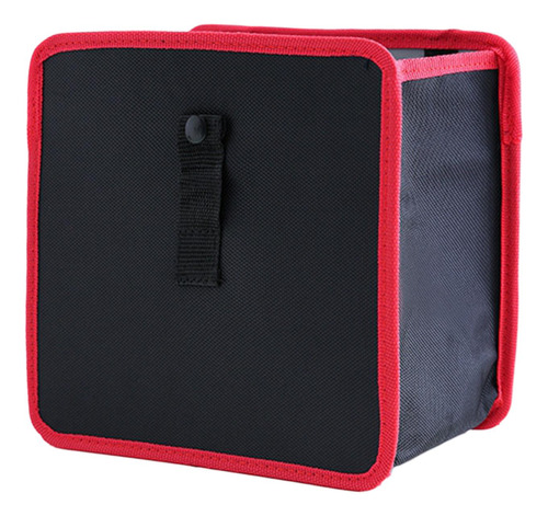 Cubo De Basura Plegable Para Coche, Bolsa De Basura, Rojo