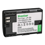 Batería Kastar Para Canon Lp E 6  Eos 5d, 6d, 7d, 60d, 70d