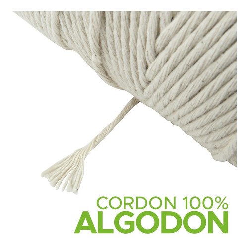 Hilo De Algodon Macrame Crudo Mejor Calidad Varios Grosores