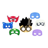 Kit 21 Máscara Pj Masks Fantasia Infantil Desenho Animado