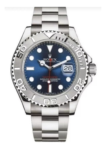 Relogio Rolex Yacht Master Azul Promocional Sem Caixa