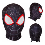 Mascara Premium Miles Morales Spiderman Negro Envío Rápido