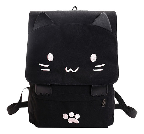 . Mochila Kawaii Con Estampado De Gato, Mochilas The Cat Para