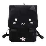 . Mochila Kawaii Con Estampado De Gato, Mochilas The Cat Par