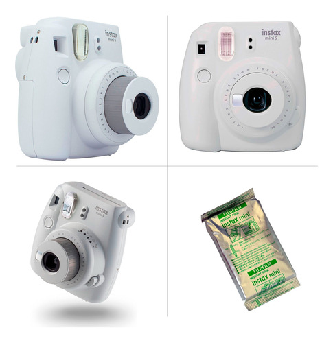 Cámara Instantánea Fujifilm Instax Mini 9 Smoky White