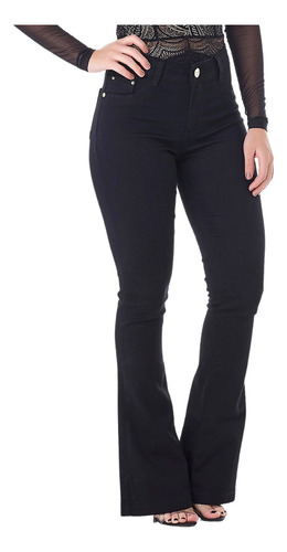 Calça Feminina Flare Jeans Boca De Sino Petit Moda Baixinhas